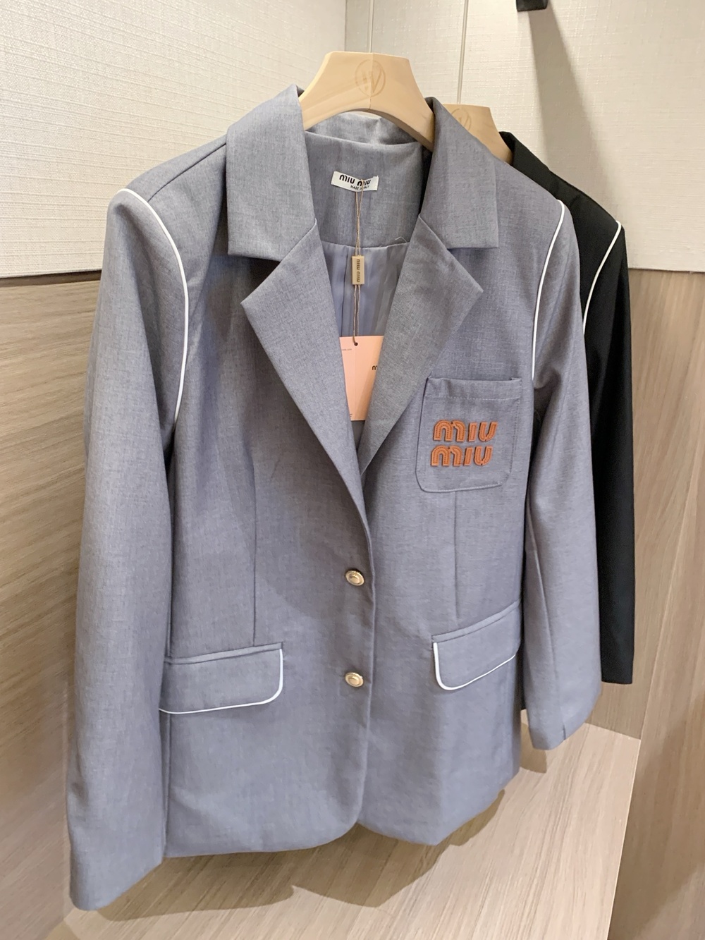 Miu Miu grey suit jacket